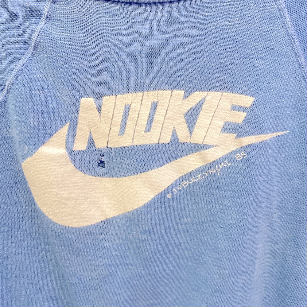 80s bootleg “nike” sweater
